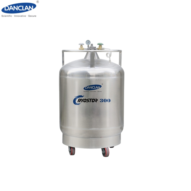 Low Pressure Liquid Nitrogen Tank Transfer Vessel with Sturdy Casters