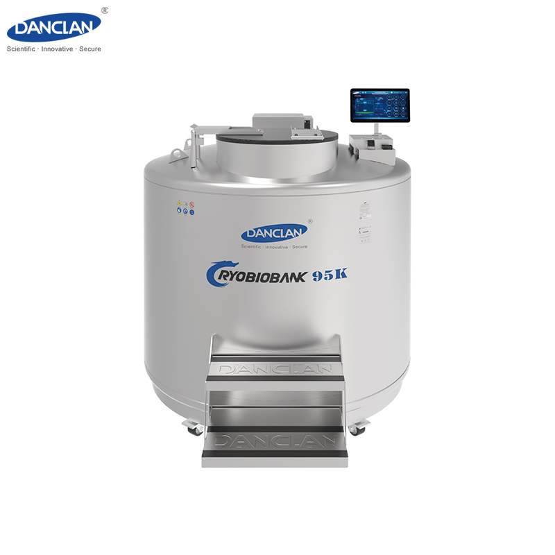 Large capacity vapor liquid nitrogen tank 1800L for vaccine
