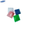 Green/red/blue/yellow PC Cryo Box for Threaded Vials Storage