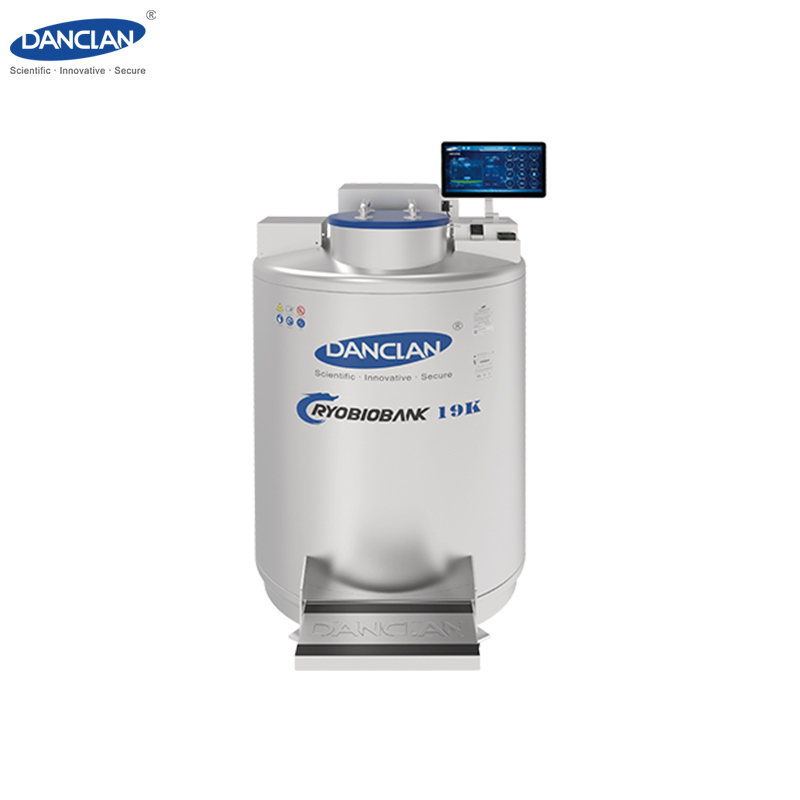 Low consumption vapor liquid nitrogen tank 450L for biobanks