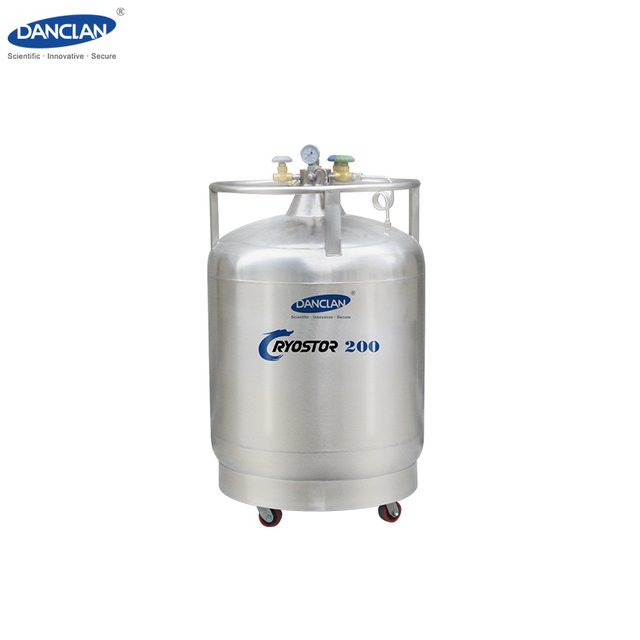 Low pressure cryostor LN2 supply tank for biomedical 