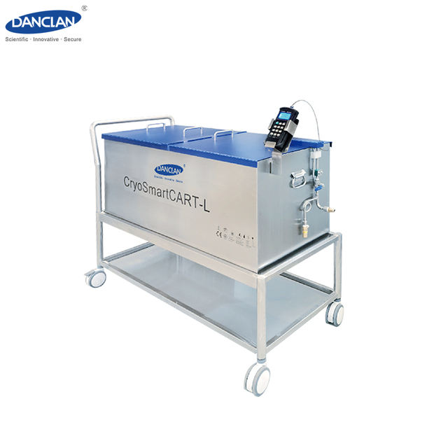 Biological Sample LN2 Transfer Vehicle for Short Distance Transportation