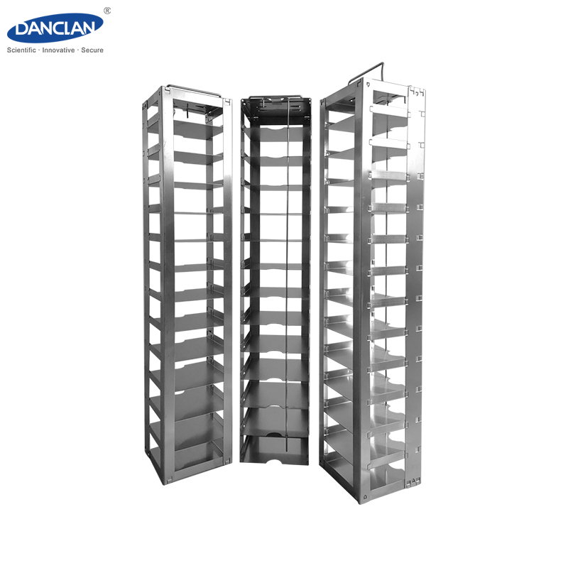 Standard Vertical Cryo Rack Storage in Ultra Cold Temperature