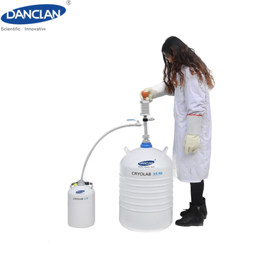LN2  Pump Manual Liquid Nitrogen Pump for Supply LN2 for Other Containers Easily Operate