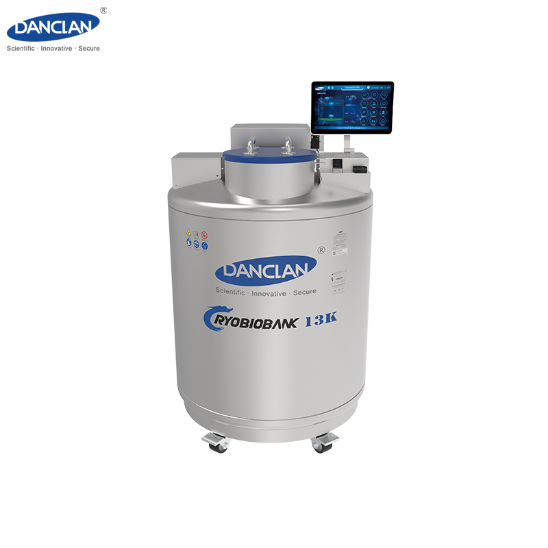 Large capacity vapor liquid nitrogen tank 350L for stem cell
