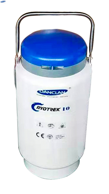 Dry Shipper Dewar Tank Transfer Tank Longer Storage Time Can Absorb 3.4 Liters Liquid Nitrogen