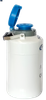 3L Dewar Absorb 1.3L Liquid Nitrogen by Airplane Dry Shipper Tank Gas Phase LN2 Tank Neck 50mm for Biological