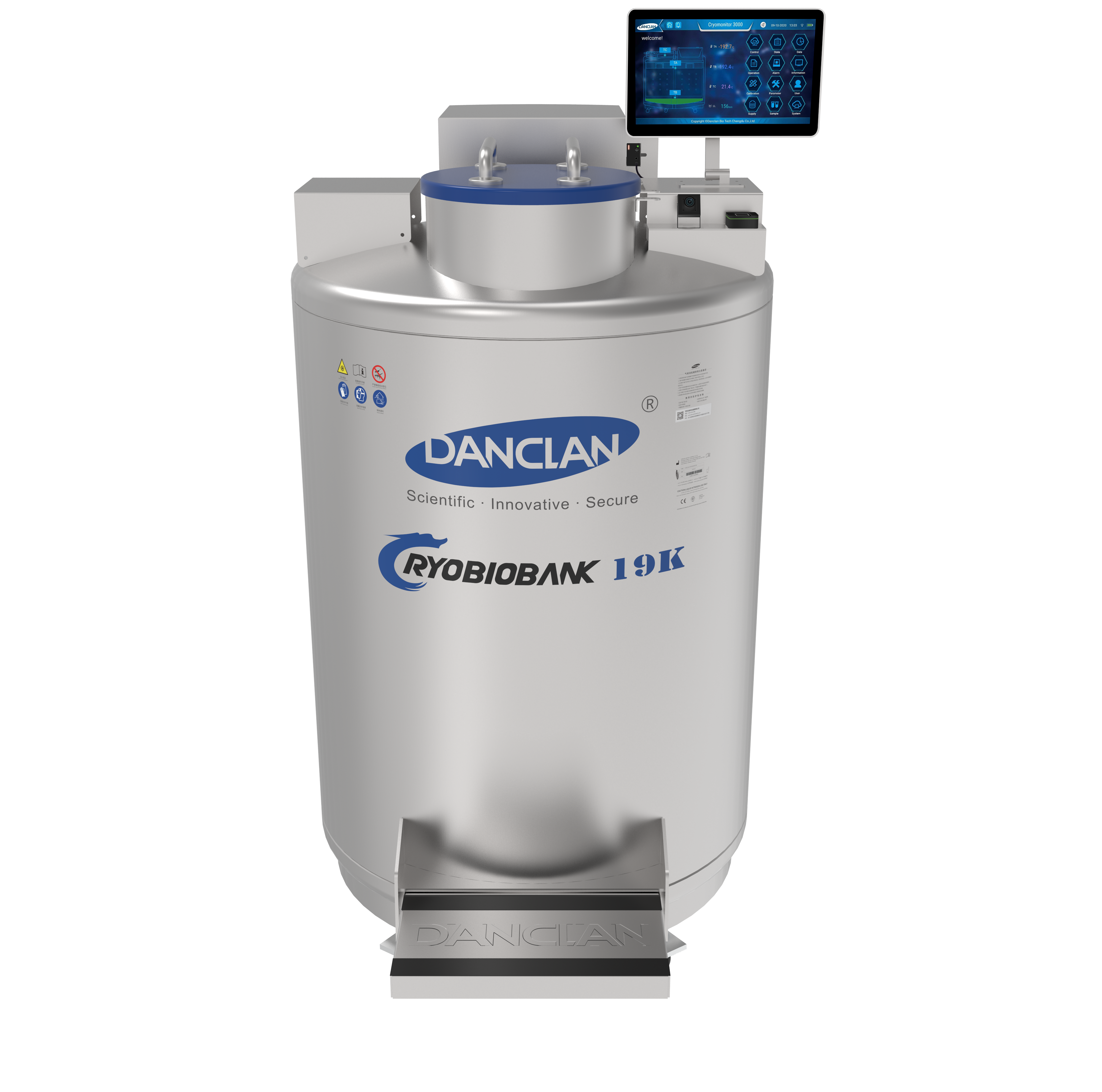 Large liquid nitorgen tank for biobank- Cryobiobank 19K
