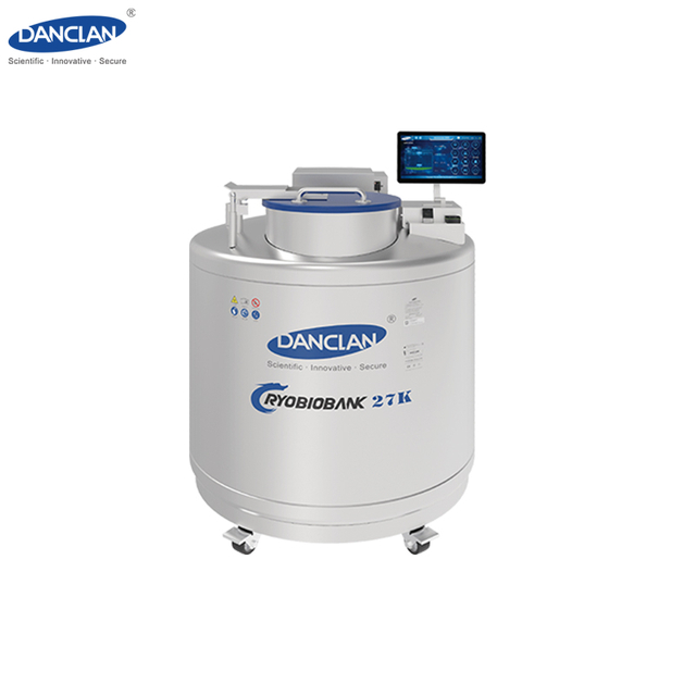 Large capacity vapor liquid nitrogen tank 500L for biobanks