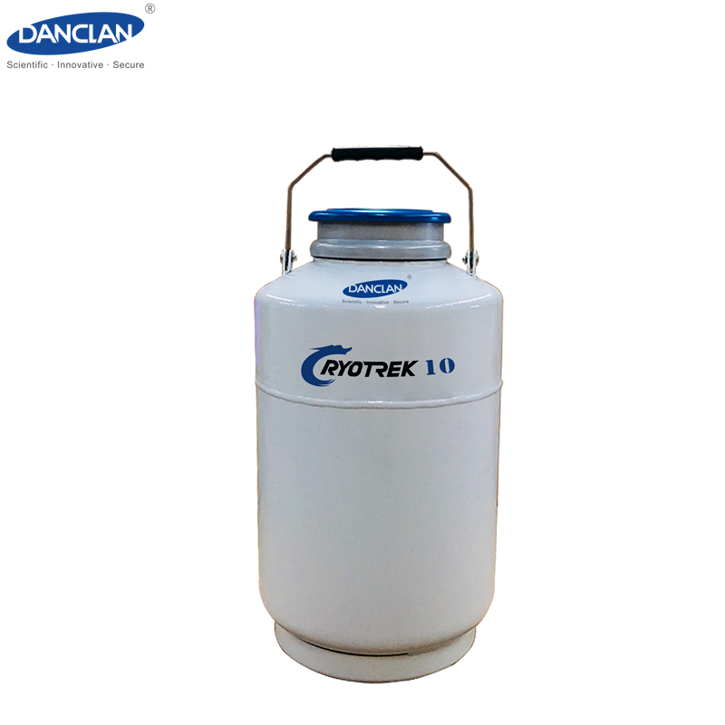 Transport type gas phase LN2 tank neck 125mm for biological