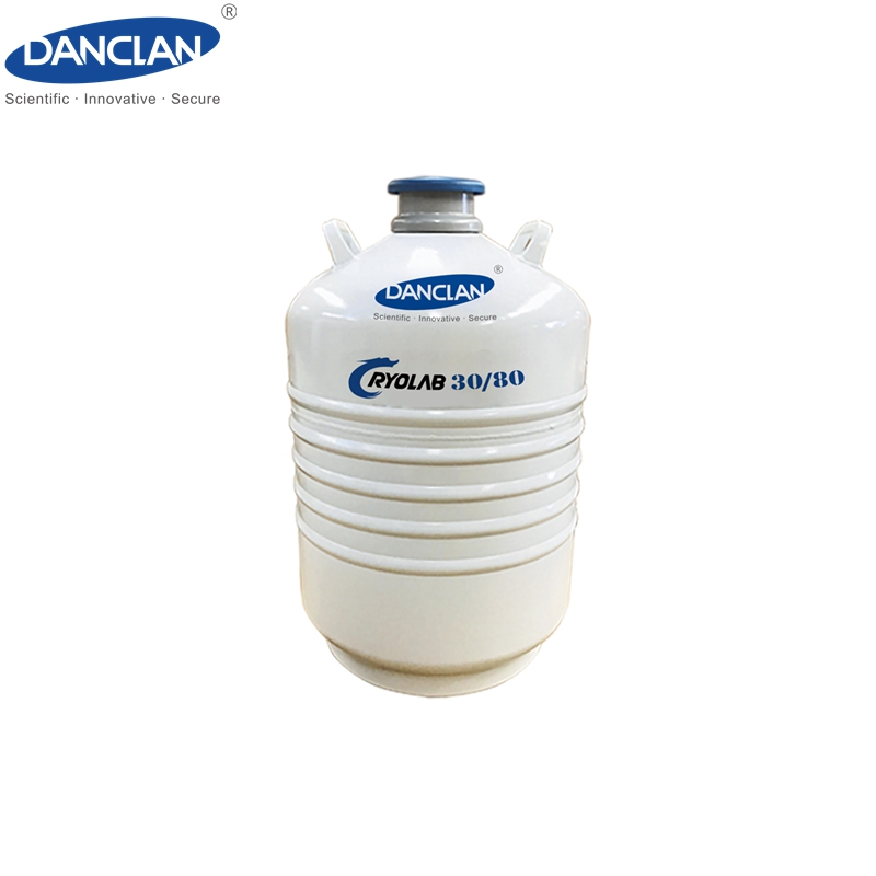 Low consumption laboratory liquid nitrogen tank neck 80mm